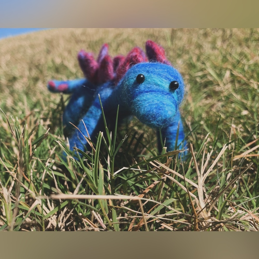 Needle Felted Armature Dinosaur
